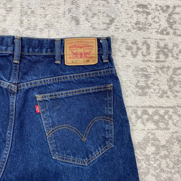 Levi’s 517 Bootcut Jeans Men’s Blue Western Cowboy Western Jeans Size 38x32 - Picture 7 of 7